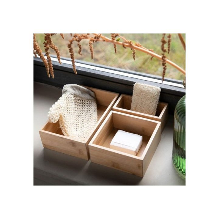 SET 3 CAJAS PARA ALMACENAJE 30 x 23 x 7 cm | HogarLider