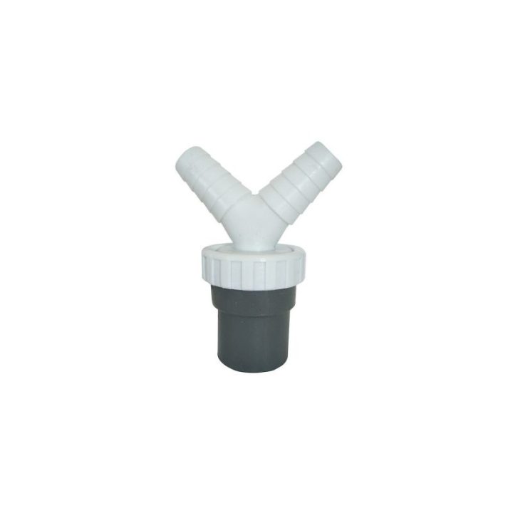 ENLACE MIXTO TUBOS LISOS DOBLE TOMA PLASTICO PVC | HogarLider