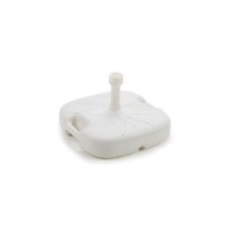BASE DE PARASOL 18 L BLANCO 44 x 44 x 12 cm | HogarLider