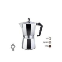 CAFETERA DE ALUMINIO 3 TAZAS | HogarLider
