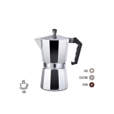 CAFETERA DE ALUMINIO 9 TAZAS