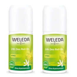Weleda Desodorante 24h Citrus Roll-On 2x50ml | HogarLider