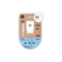 CARGADOR DOBLE BLANCO + CABLE NYLON… · EL3-51711 | HogarLider