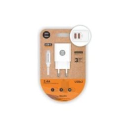 CARGADOR DOBLE BLANCO + CABLE NYLON… · EL3-51712 | HogarLider