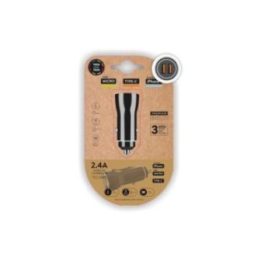 CARGADOR DOBLE MECHERO COCHE NEGRO… · EL3-51713 | HogarLider