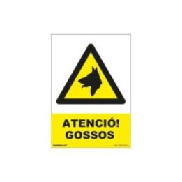 SEÑAL ATENCIÓ GOSSOS PVC 0,7mm 210x300mm | HogarLider
