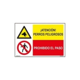SEÑAL COMB.PERROS PELIGROSOS/PR.EL… · EL3-09030 | HogarLider