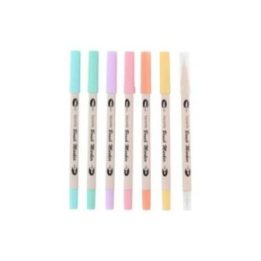 ROTULADORES DE COLORES CON DOBLE PUNTA, 7 uds | HogarLider