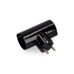 CLAVIJA 2P+T TIPO F DOBLE, NEGRA DE… · EL3-40058 | HogarLider
