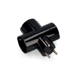 CLAVIJA 2P+T TIPO F TRIPLE NEGRA DE… · EL3-40059 | HogarLider
