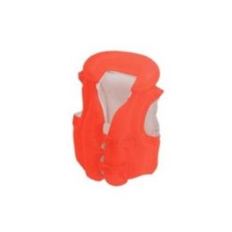 SALVAVIDAS DELUXE COLOR NARANJA 50 x 47 cm | HogarLider