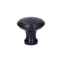 POMO PUERTA, DE HIERRO CON ACABADO NEGRO, 32 mm | HogarLider