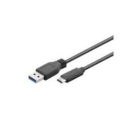 CABLE USB-A A USB-C 1 m NEGRO | HogarLider