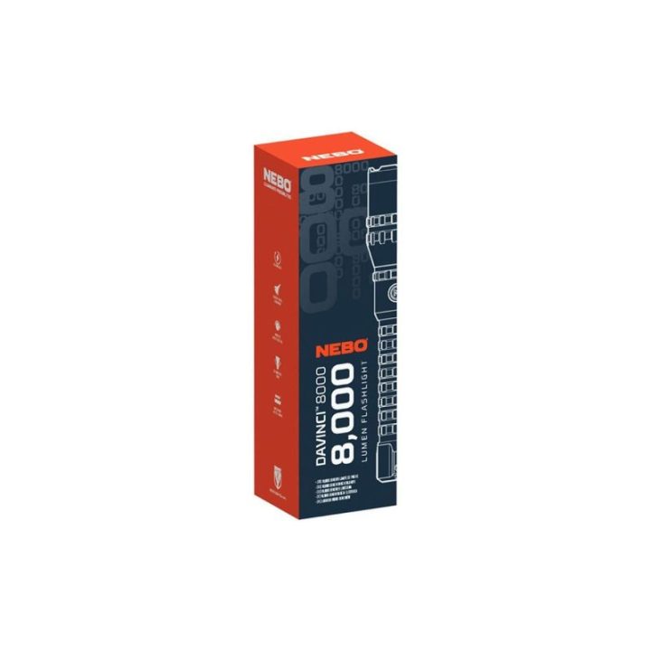 LINTERNA DAVINCI 8000. RECARGABLE | HogarLider