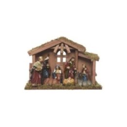NACIMIENTO BELEN 8 FIGURAS 12cm 15x8x13cm | HogarLider