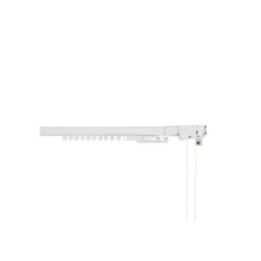 RIEL REFORZADO BLANCO EXTENSIBLE DE 160 - 300 cm | HogarLider
