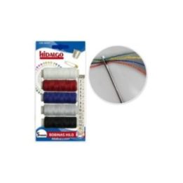 BLISTER 5 BOBINAS HILO SURTIDO HIDALGO | HogarLider