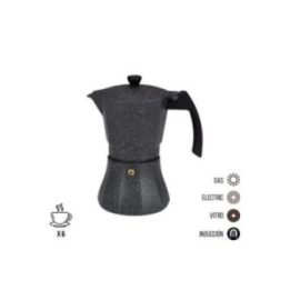 CAFETERA DE ALUMINIO PARA INDUCCIÓN 6 TAZAS | HogarLider