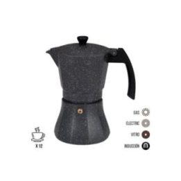 CAFETERA DE ALUMINIO PARA INDUCCIÓN 12 TAZAS | HogarLider