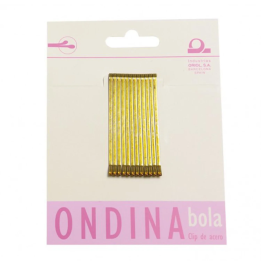 Eurostil Ondina Clips 50mm Bola Bronce 12un | HogarLider