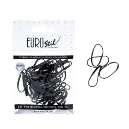 Eurostil Cabello Bolsa De Gomas Negras 50un | HogarLider