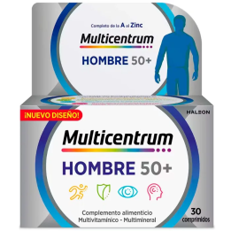 Multicentrum Hombre 50+ 30 Comprimidos | HogarLider