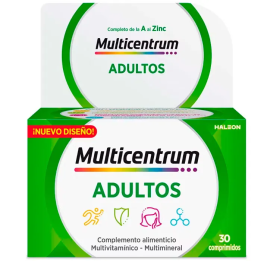 Multicentrum Adultos 30 Comprimidos | HogarLider