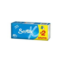 Scottex Pañuelos De Bolsillo 3 Capas 10 Unidades | HogarLider