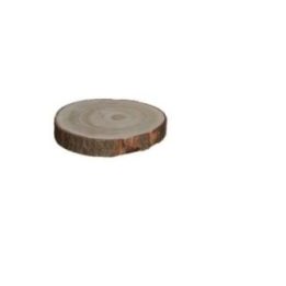BASE DECORATIVA TRONCO DE MADERA Ø20 x 3 cm | HogarLider
