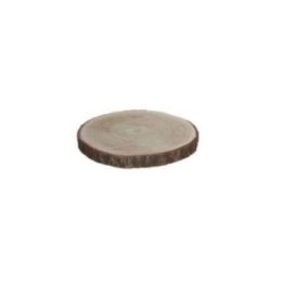 BASE DECORATIVA TRONCO DE MADERA Ø30 x 3 cm | HogarLider