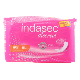 Indasec Compresas Incontinencia Maxi 15 Unidades | HogarLider