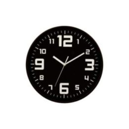 RELOJ COLOR NEGRO Ø30cm | HogarLider