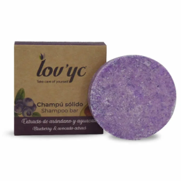 Lovyc Arandanos y Aguacate Champu Solido 50g | HogarLider
