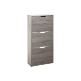 ZAPATERO DE MADERA 115 x 60 x 24 cm COLOR GRIS | HogarLider
