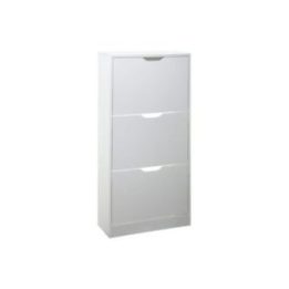 ZAPATERO DE MADERA 115 x 60 x 24 cm COLOR BLANCO | HogarLider