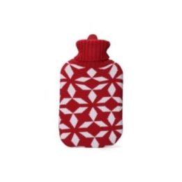 BOLSA DE AGUA CALIENTE 2 L MODELO SIMETRIAS ROJA | HogarLider