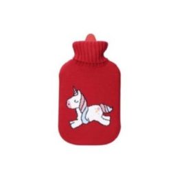 BOLSA DE AGUA CALIENTE 2 L MODELO ROJA UNICORNIO | HogarLider