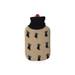 BOLSA DE AGUA CALIENTE 2 L MODELO GATOS NEGROS | HogarLider